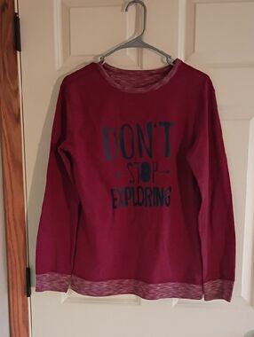 Target maroon knit top Don't Stop Exploring!